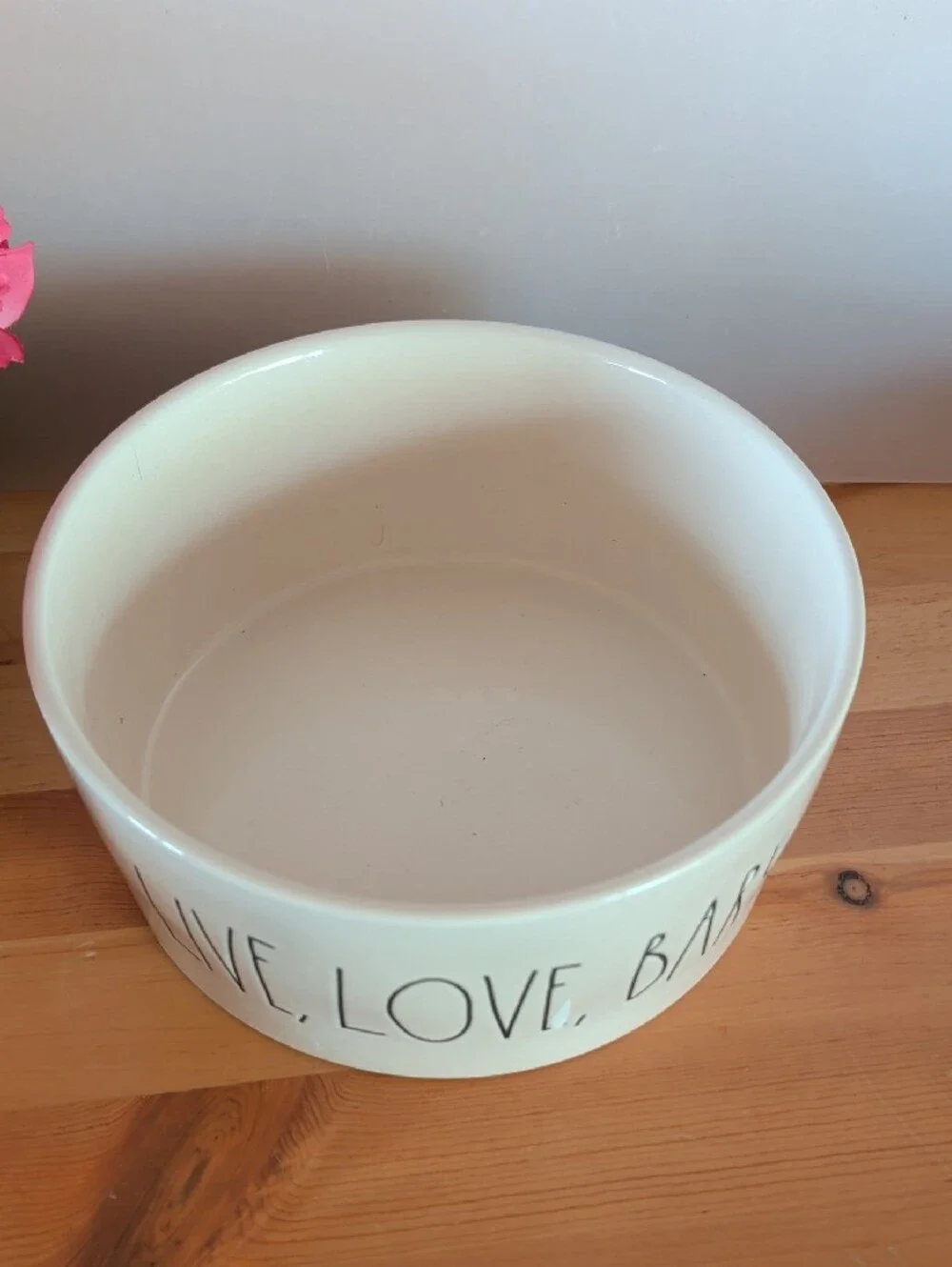 Large Rea Dunn, Ceramic Pet Bowl - 